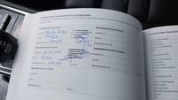 Dodatna radnja u servisnoj knjižici