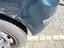 Bumper links achteraan