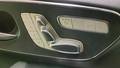 View of control buttons for electric seat adjustment