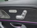 View of control buttons for electric rear seat adjustment