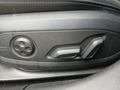 View of control buttons for electric seat adjustment