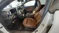 View of front seats