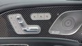 View of control buttons for electric seat adjustment