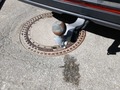 View of trailer tow-bar hitch
