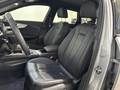 View of front seats