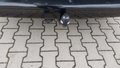 View of trailer tow-bar hitch