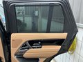 View of control buttons for electric rear seat adjustment
