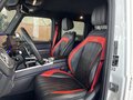 View of front seats