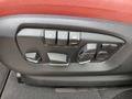 View of control buttons for electric seat adjustment