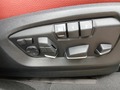View of control buttons for electric seat adjustment