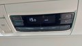 View of rear climate control switch