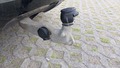 View of trailer tow-bar hitch