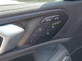 View of control buttons for electric seat adjustment