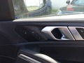 View of control buttons for electric seat adjustment