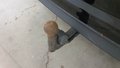 View of trailer tow-bar hitch