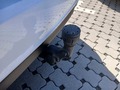 View of trailer tow-bar hitch