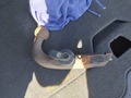 View of trailer tow-bar hitch