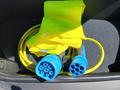 View of fittings for electric vehicle