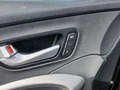 View of control buttons for electric seat adjustment