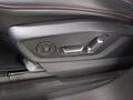 View of control buttons for electric seat adjustment