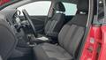 View of front seats