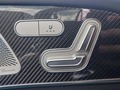 View of control buttons for electric seat adjustment