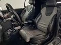 View of front seats