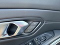 View of control buttons for electric seat adjustment