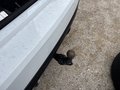 View of trailer tow-bar hitch