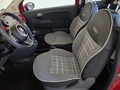 View of front seats