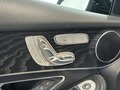 View of control buttons for electric seat adjustment
