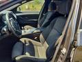 View of front seats