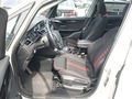 View of front seats