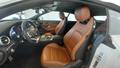 View of front seats