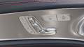 View of control buttons for electric seat adjustment