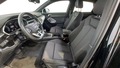 View of front seats