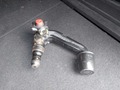 View of trailer tow-bar hitch