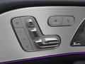 View of control buttons for electric seat adjustment