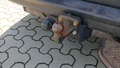 View of trailer tow-bar hitch