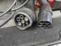 View of fittings for electric vehicle