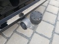 View of trailer tow-bar hitch