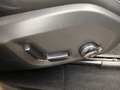 View of control buttons for electric seat adjustment