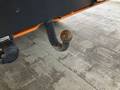 View of trailer tow-bar hitch