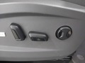 View of control buttons for electric seat adjustment