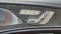 View of control buttons for electric seat adjustment
