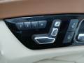 View of control buttons for electric seat adjustment