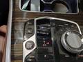 View of centre console
