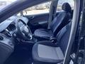 View of front seats