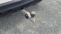 View of trailer tow-bar hitch