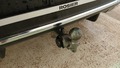 View of trailer tow-bar hitch